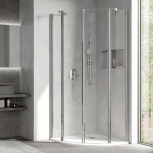 HSK Exklusiv 2.0 Runddusche pendelbar, 4-teilig (Radius 550)