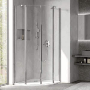 HSK Exklusiv 2.0 Runddusche pendelbar, 4-teilig (Radius 500)