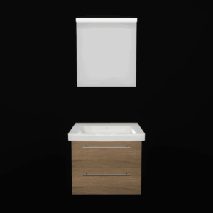 Kera.Time Badmöbel-Set mit Flächenspiegel (65 cm)